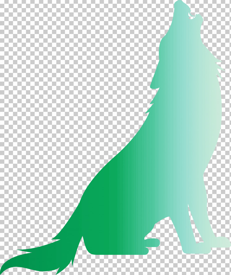 Wolf PNG, Clipart, Animal Figure, California Sea Lion, Green, Silhouette, Tail Free PNG Download
