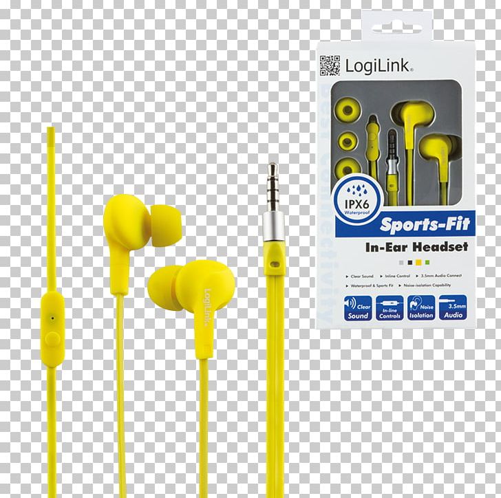 Headphones Yellow In-ear Monitor Écouteur Phone Connector PNG, Clipart, Akg, Audio, Audio Equipment, Cable, Electronic Device Free PNG Download