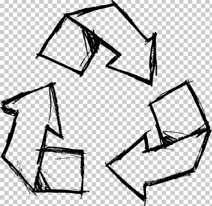 Recycling Symbol Drawing Recycling Bin PNG, Clipart, Angle, Area, Black And White, Computer Icons, Drawing Free PNG Download