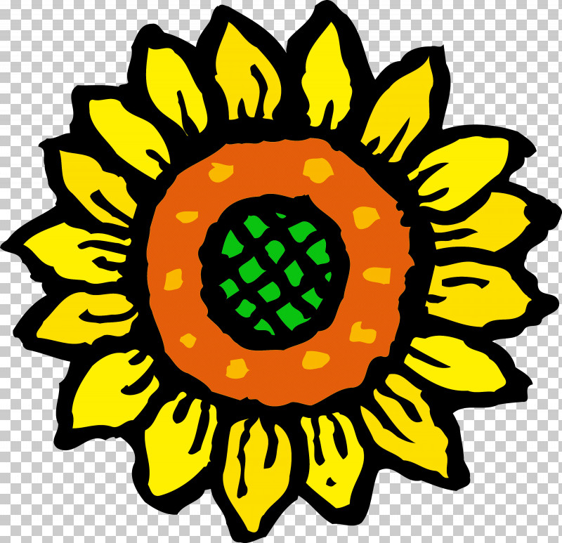 Sunflower PNG, Clipart, Cartoon, Flower, Plant, Sunflower, Yellow Free PNG Download