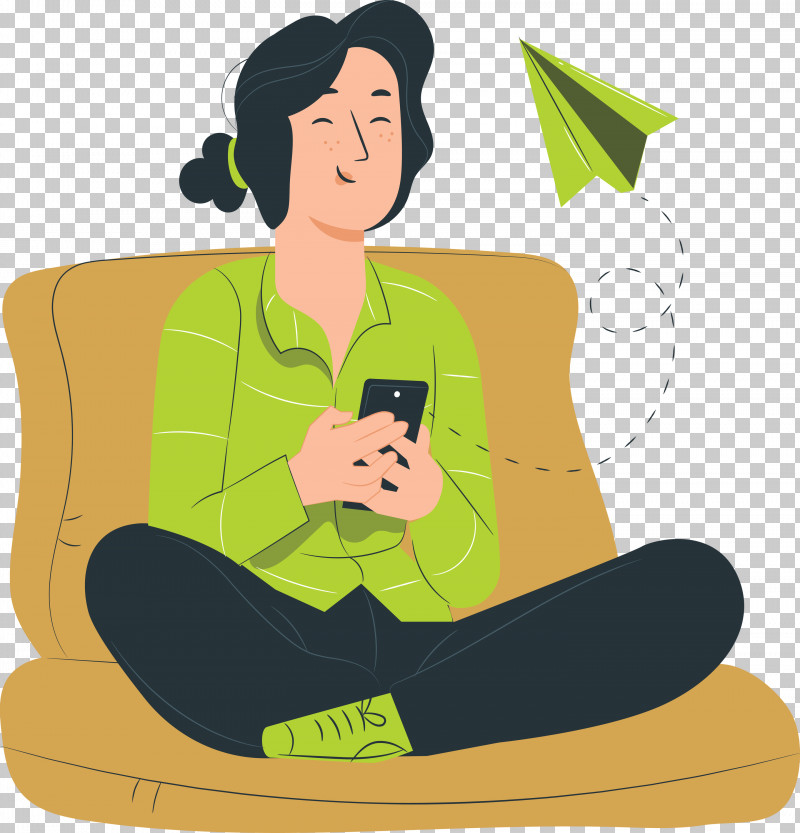 Girl Playing Mobile Phone PNG, Clipart, Behavior, Girl Playing Mobile Phone, Human, Shoe, Sitting Free PNG Download