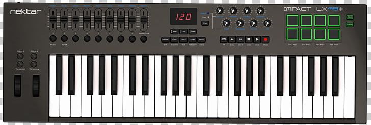 Computer Keyboard MIDI Controllers MIDI Keyboard PNG, Clipart, Computer Keyboard, Controller, Digital Audio Workstation, Digital Piano, Electronic Device Free PNG Download