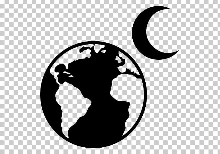 Earth Computer Icons Orbit Of The Moon PNG, Clipart, Black, Black And White, Circle, Computer Icons, Desktop Wallpaper Free PNG Download