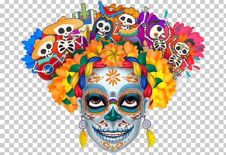 La Calavera Catrina Mexico Day Of The Dead Mexican Cuisine PNG, Clipart,  Free PNG Download