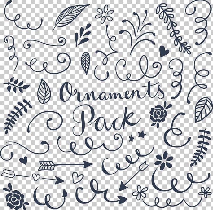 Wedding Invitation Ornament Drawing Calligraphy PNG, Clipart, Arrow, Art, Black And White, Circle, Encapsulated Postscript Free PNG Download