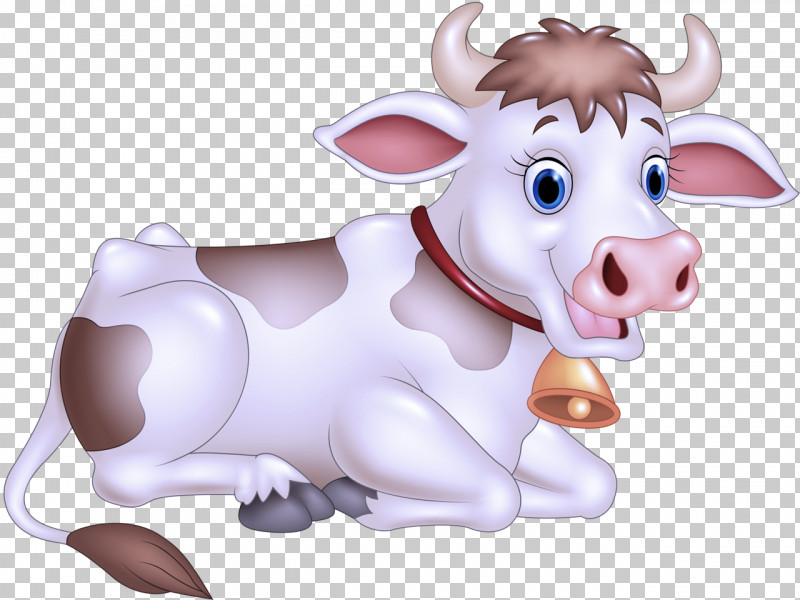 Cartoon Bovine Animal Figure Snout Dairy Cow PNG, Clipart, Animal Figure, Animation, Bovine, Cartoon, Cowgoat Family Free PNG Download