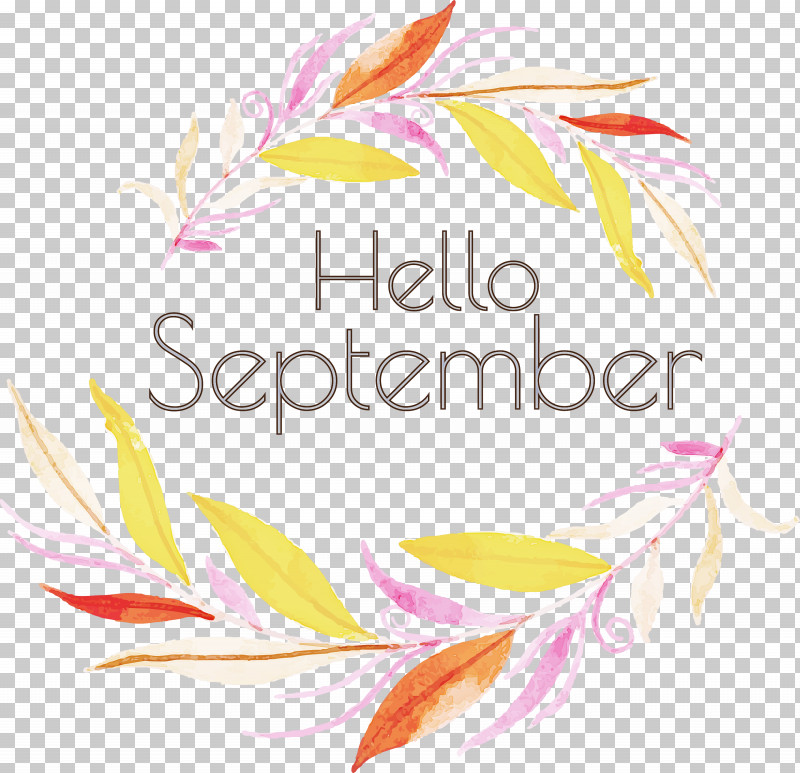 Hello September September PNG, Clipart, Biology, Floral Design, Geometry, Hello September, Leaf Free PNG Download