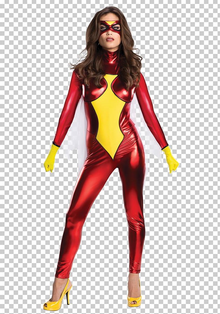 Spider-Woman (Gwen Stacy) Halloween Costume T-shirt PNG, Clipart, Child, Clothing, Costume, Costume Party, Disguise Free PNG Download