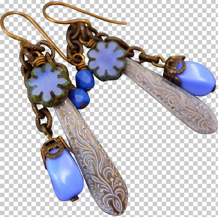 Earring Body Jewellery Clothing Accessories Cobalt Blue PNG, Clipart, Blue, Body Jewellery, Body Jewelry, Boho, Brass Free PNG Download