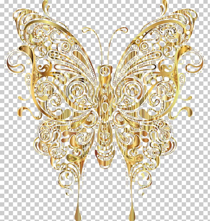 Butterfly Insect Moth Gold PNG, Clipart, Abstract Art, Animal, Arthropod, Body Jewelry, Brooch Free PNG Download