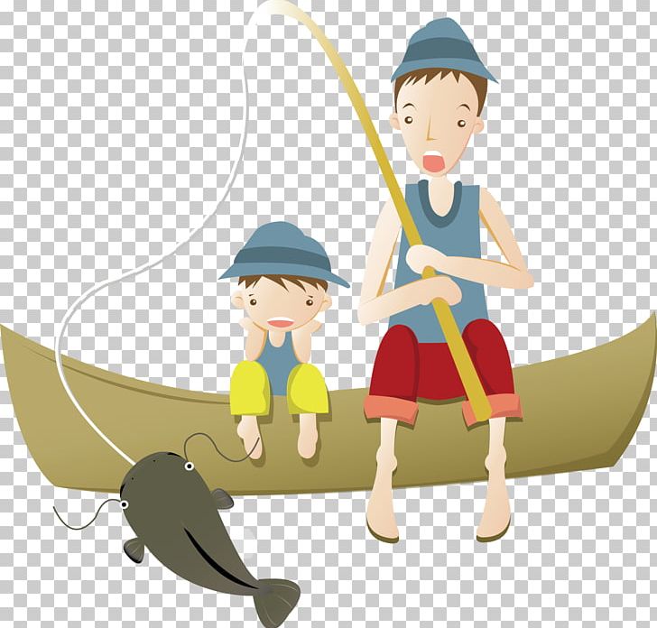 Angling Fishing Illustration PNG, Clipart, Angling, Art, Big Fish, Boy, Cartoon Free PNG Download