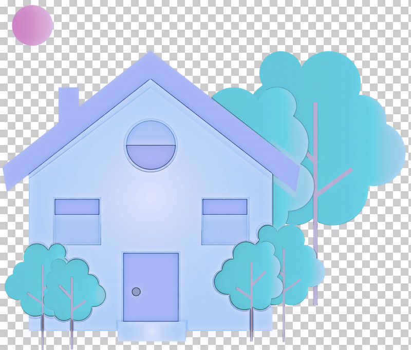 House Home PNG, Clipart, Home, House, Real Estate, Turquoise Free PNG Download