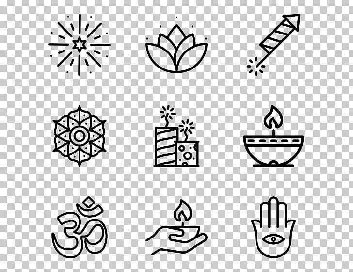 Computer Icons Diwali PNG, Clipart, Area, Art, Black, Black And White, Brand Free PNG Download