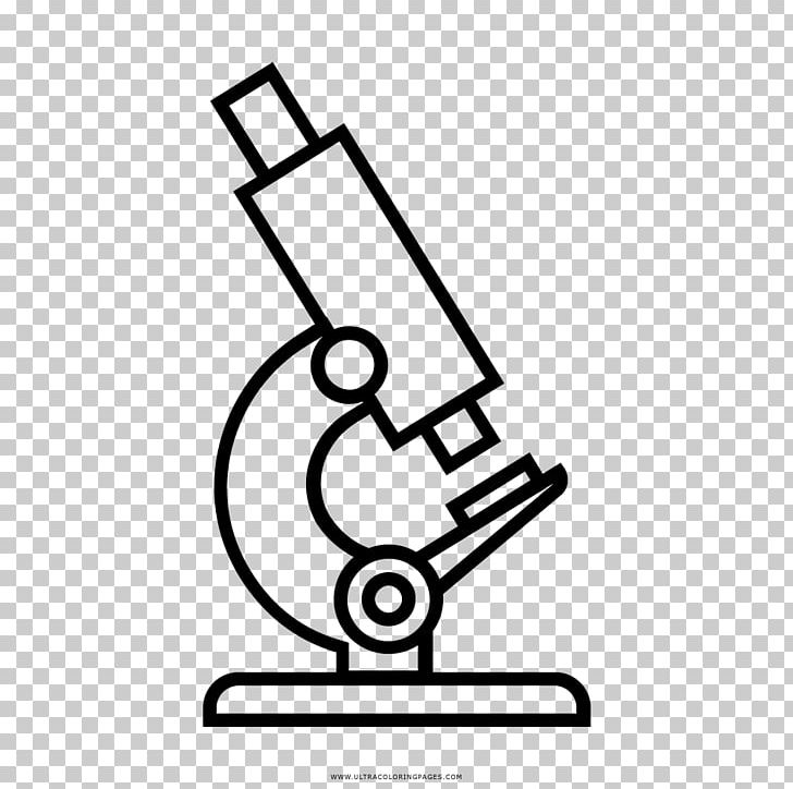 Microscope Drawing Toys Coloring Book Party Coloring Book PNG, Clipart, Android, Angle, Area, Biology, Black And White Free PNG Download