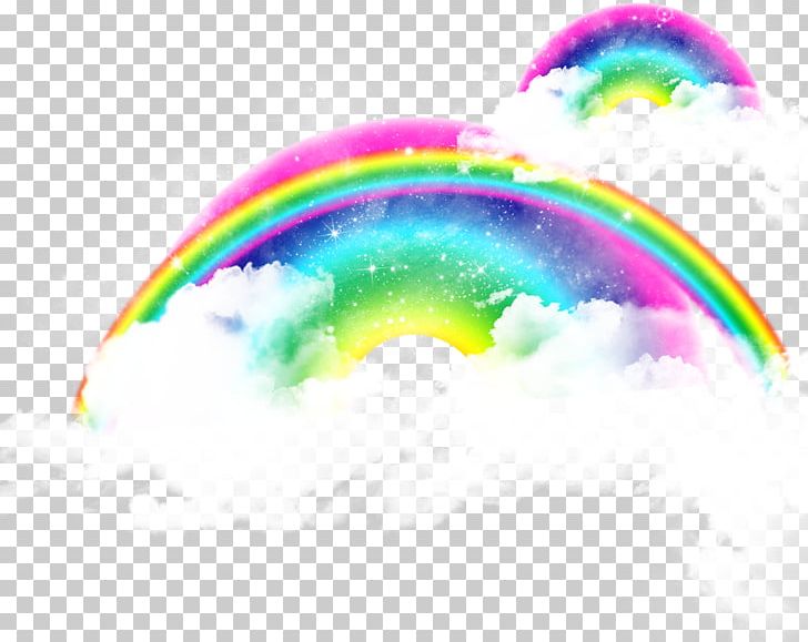 Rainbow Cloud Iridescence PNG, Clipart, Baiyun, Cartoon Cloud, Circle, Cloud, Cloud Computing Free PNG Download