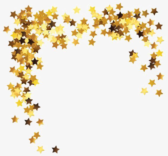 Gold Stars PNG, Clipart, Border, Creative, Decoration, Five Pointed, Five Pointed Star Free PNG Download