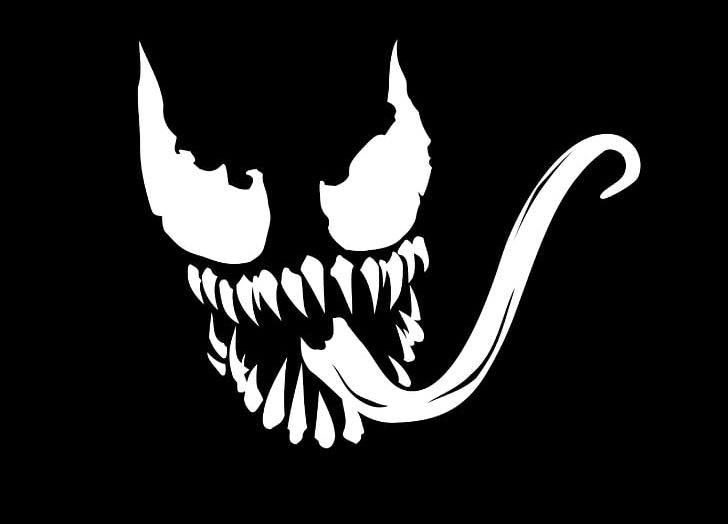 Spider-Man Venom Wall Decal Sticker PNG, Clipart, Art, Black, Black And White, Bone, Bumper Sticker Free PNG Download