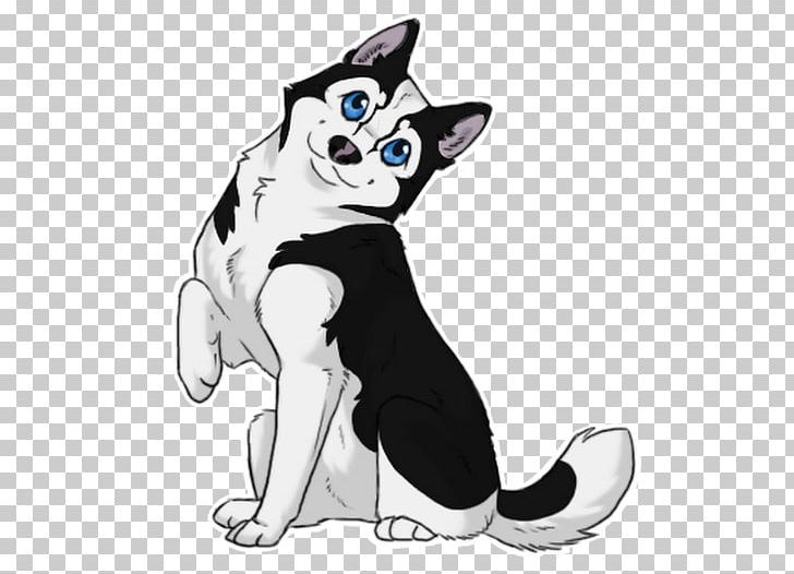 Siberian Husky Puppy Saarloos Wolfdog Drawing PNG, Clipart, Animals, Black, Black And White, Canidae, Carnivoran Free PNG Download
