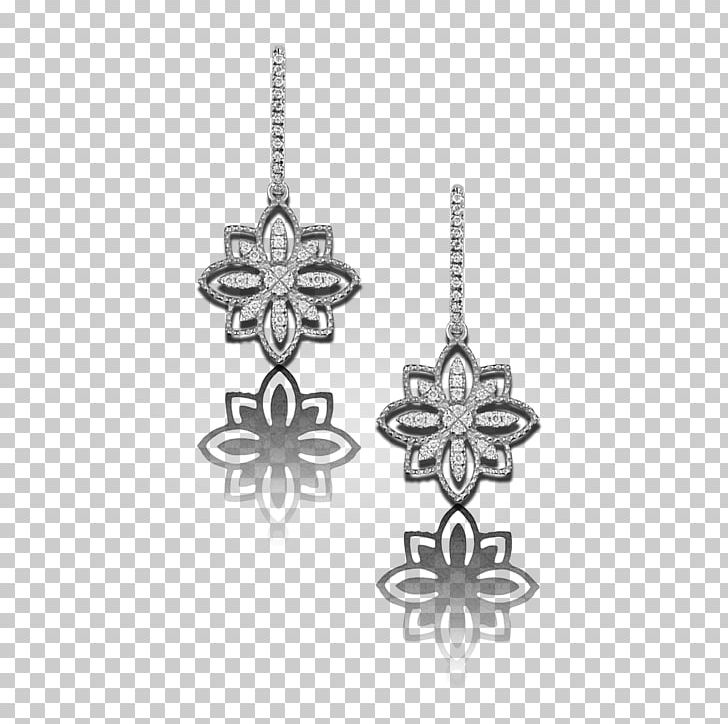 Earring Christmas Ornament Body Jewellery Charms & Pendants PNG, Clipart, Black And White, Body Jewellery, Body Jewelry, Charms Pendants, Christmas Free PNG Download