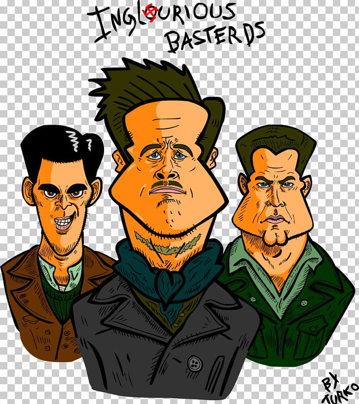 Quentin Tarantino Inglourious Basterds Lt. Aldo Raine Sgt. Hugo Stiglitz Sgt. Donny Donowitz PNG, Clipart, Art, Artist, Caricature, Cartoon, Character Free PNG Download