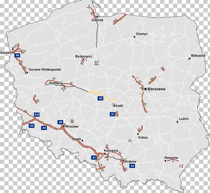 Poland ViaTOLL Road Controlled-access Highway Two-lane Expressway PNG, Clipart, Area, Controlledaccess Highway, Highway, Information, Line Free PNG Download