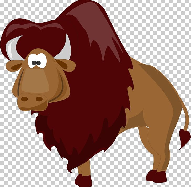 American Bison Muskox Cartoon PNG, Clipart, American Bison, Animation, Bison, Bull, Carnivoran Free PNG Download