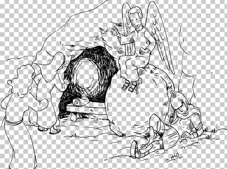Resurrection Of Jesus Le Tombeau Est Vide Holy Week Coloring Book PNG, Clipart, Artwork, Ascension Day, Black And White, Cartoon, Child Free PNG Download