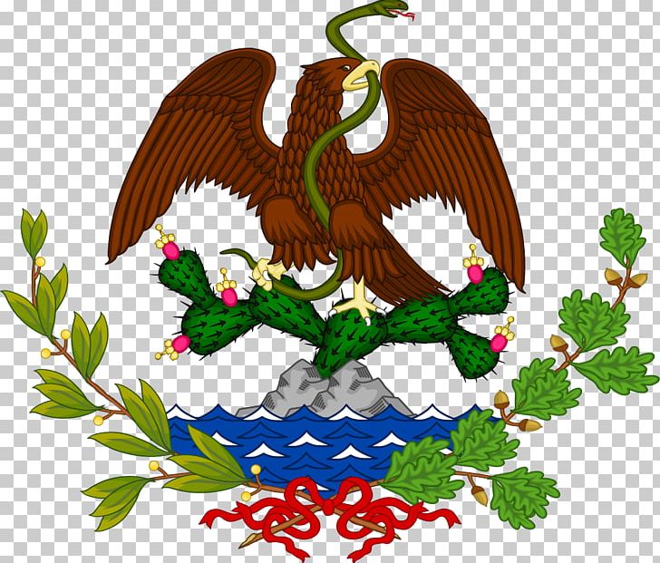 First Mexican Republic Flag Of Mexico United States Coat Of Arms Of Mexico PNG, Clipart, Art, Beak, Bird, Branch, Escudo Ramos Free PNG Download