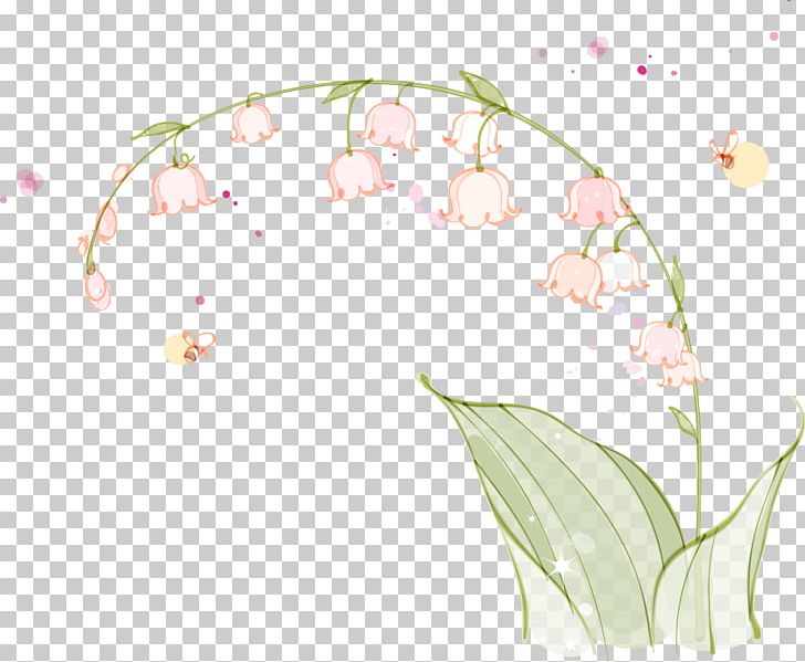 Floral Design Lily Of The Valley Drawing PNG, Clipart, Area, Art, Border, Branch, Circle Free PNG Download