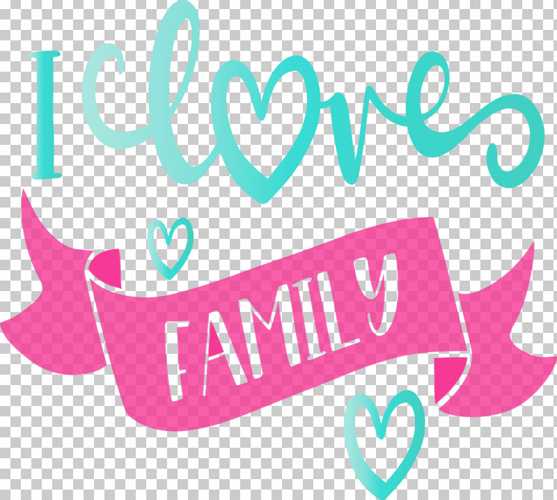 Text Font Pink Logo Line PNG, Clipart, Family Day, I Love Family, Line, Logo, Magenta Free PNG Download