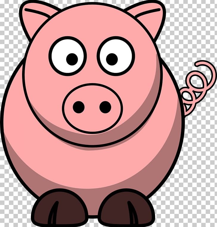 Domestic Pig Cartoon PNG, Clipart, Animals, Animated Cartoon, Artwork, Cartoon, Domestic Pig Free PNG Download