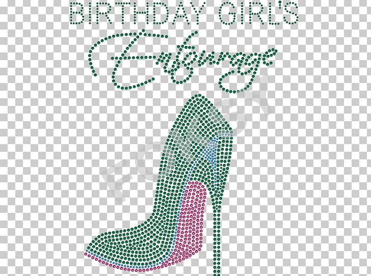 Iron-on Birthday T-shirt Imitation Gemstones & Rhinestones High-heeled Shoe PNG, Clipart, Area, Birthday, Birthday Cake, Blingbling, Clothes Iron Free PNG Download