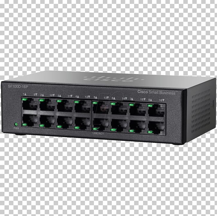 Network Switch Cisco Systems Cisco SF110D-16HP Ethernet Switch SF110D-16HP-NA Cisco Catalyst Computer Network PNG, Clipart, Audio Receiver, Cisco, Cisco Catalyst, Cisco Systems, Computer Network Free PNG Download