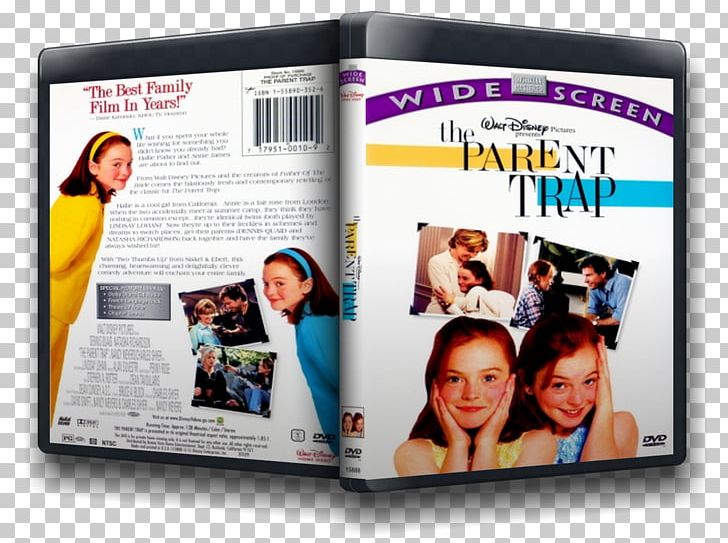 The Parent Trap DVD Hollywood Film Cover Art PNG, Clipart, Brand, Compact Disc, Cover Art, Display Advertising, Dvd Free PNG Download