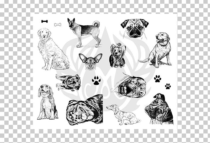 Screen Printing Dog Breed Ceramic Pattern PNG, Clipart, Animal Figure, Art, Artwork, Black And White, Carnivoran Free PNG Download