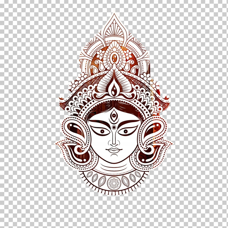 The Face Of Goddess Durga - Logo Durga Maa Png, Transparent Png , Transparent  Png Image - PNGitem