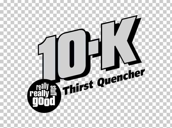 Logo 10-K Thirst Quencher Brand PNG, Clipart, Black And White, Brand, Business, Encapsulated Postscript, Logo Free PNG Download