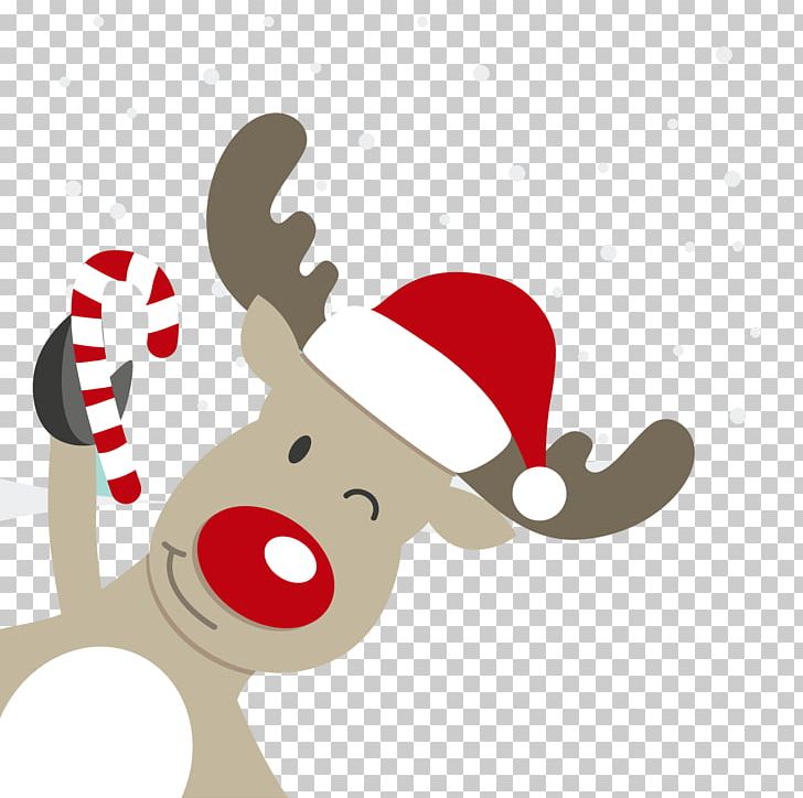 Rudolph Reindeer Santa Claus PNG, Clipart, Animals, Balloon Cartoon, Cartoon, Cartoon Couple, Cartoon Eyes Free PNG Download