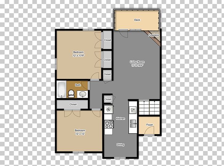 Creekwood Park Duplex Floor Plan Fireplace Apartment PNG, Clipart, Angle, Apartment, Bed, Bedroom, Brand Free PNG Download