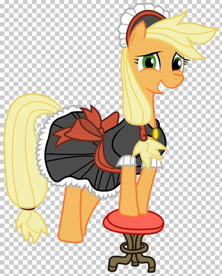 My Little Pony Applejack French Maid PNG, Clipart, Applejack, Art, Buffy, Cartoon, Deviantart Free PNG Download