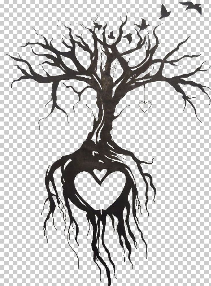 Tattoo Drawing Tree Sketch PNG, Clipart, Art, Artwork, Black And White, Branch, Dead Tree Free PNG