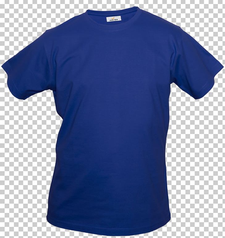 T-shirt Clothing Shoelaces Tracksuit Cotton PNG, Clipart, Active Shirt, Blue, Clothing, Cobalt Blue, Color Free PNG Download