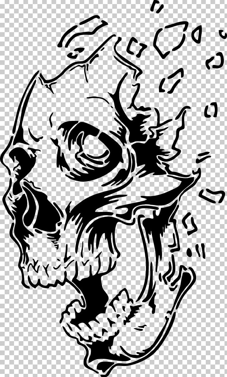 Stencil Airbrush Drawing Skull Art PNG, Clipart, Airbrush, Art, Artwork, Black, Black And White Free PNG Download