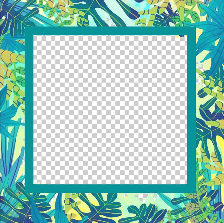 Plant Euclidean Watercolor Painting PNG, Clipart, Art, Blue, Border, Border Frame, Border Vector Free PNG Download
