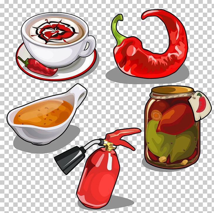 Chili Pepper Cartoon Illustration PNG, Clipart, Chili, Chili Pepper, Coffee Cup, Coffee Mug, Coffee Shop Free PNG Download