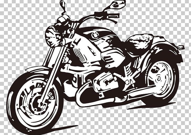 Motorcycle Drawing Illustration PNG, Clipart, Black, Cartoon Motorcycle, Custom Motorcycle, Encapsulated Postscript, Monochrome Free PNG Download