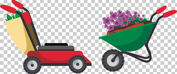 Gardening Garden Tool Cartoon PNG, Clipart, Basket, Cart, Carts, Farm Vector, Fence Free PNG Download