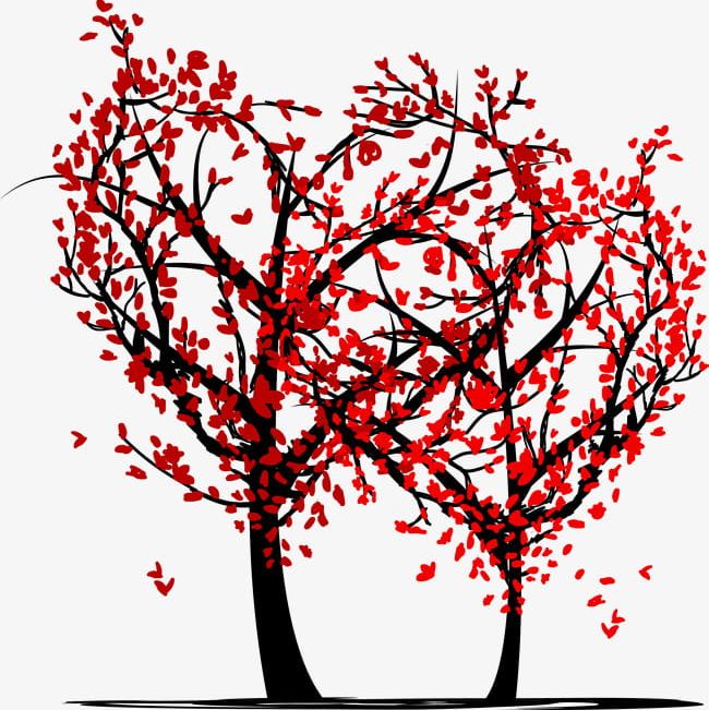 Red Love Tree PNG, Clipart, Botany, Decorative, Decorative Pattern, Fresh, Gules Free PNG Download