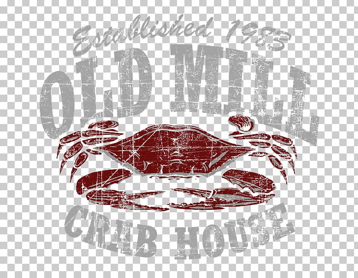 Crab Logo Brand Maroon Font PNG, Clipart, Brand, Crab, Decapoda, Label, Logo Free PNG Download