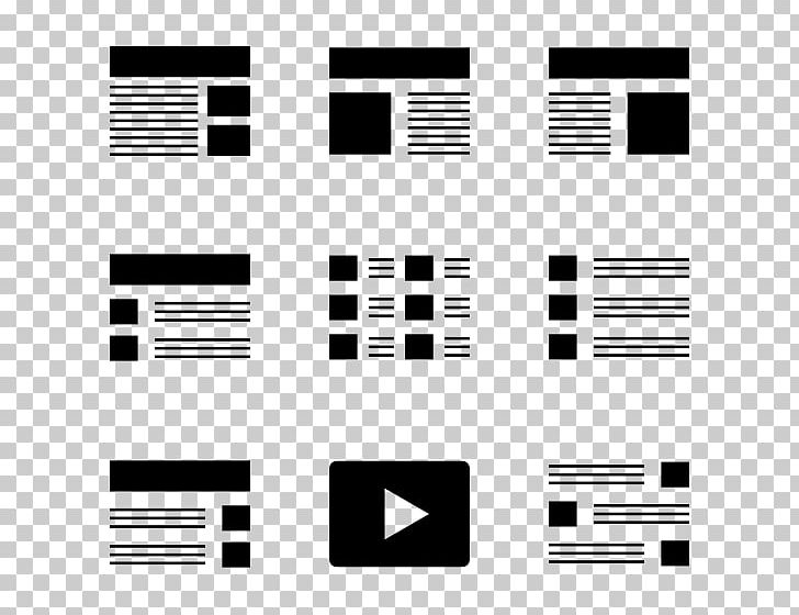 Website Wireframe Computer Icons Graphic Design PNG, Clipart, Angle, Area, Art, Black, Black And White Free PNG Download